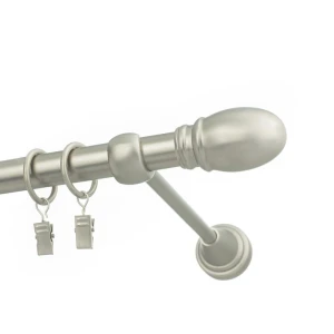 Karnisz chrom mat pojedynczy 19mm Pocisk
