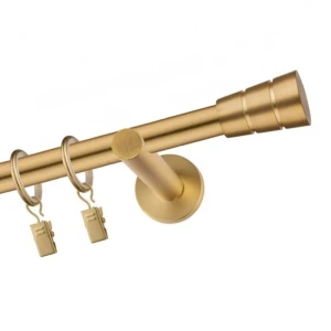 Karnisz Złoty mat pojedynczy 19mm Basic